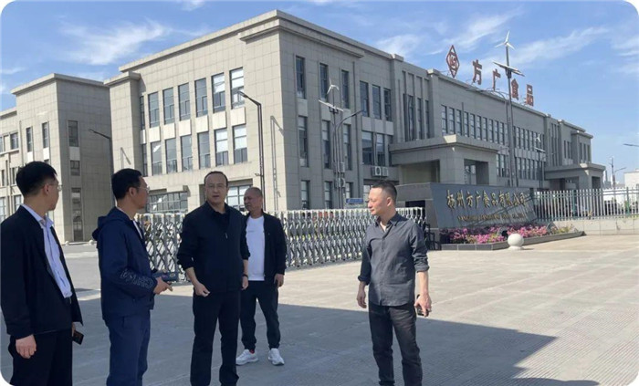 熱烈歡迎濉溪縣委領導一行蒞臨方廣揚州工廠視察指導工作